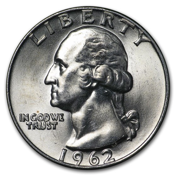 1962 Washington Quarter BU 1962 Washington Quarter BU